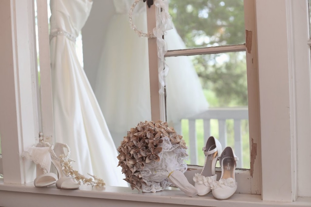 Bouquet and Shoes