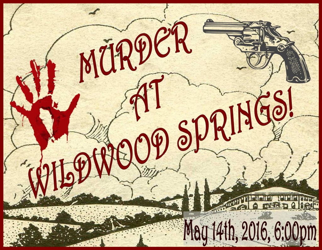 Murder Mystery Dinner May 14th, 2016