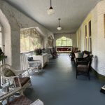 The porch at Wildwood Springs lodge in Steelville, MO. is just made for relaxing and enjoying.